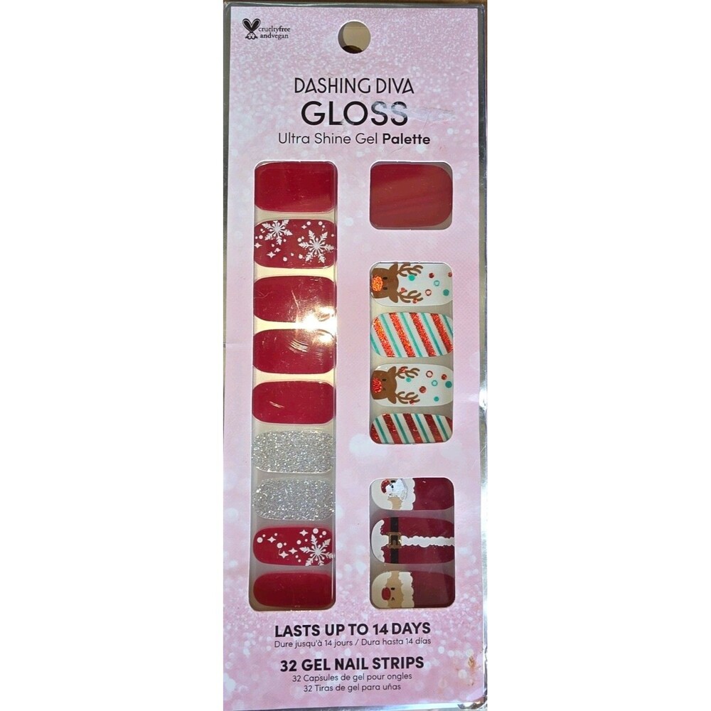 10 for $25!!!Dashing Diva Gloss  Ultra Shine Gel Nail Strips 32 nail strips NEW